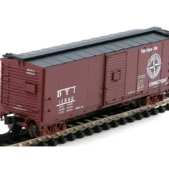 Atlas 45828 N Scale DT&I Steel Rebuilt Boxcar #11542 - Model Train Junction: Quality Parts and Art Supplies