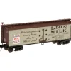 Atlas 41535 N Scale Lion Milk40' Wood Reefer #15435 - Model Train Junction: Quality Parts and Art Supplies