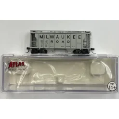 Atlas 31946 N Scale Milwaukee Road PS2 Covered Hopper #98876 - Model Train Junction: Quality Parts and Art Supplies