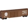 Atlas 36433 N Scale N&W 50' Double Door Boxcar #318661 - Model Train Junction: Quality Parts and Art Supplies