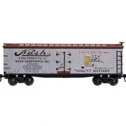 Atlas 41505 N Scale Nash Food 40' Wood Reefer #2 - Model Train Junction: Quality Parts and Art Supplies