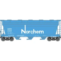 Atlas 50000283 N Scale Norchem ACF Covered Hopper - Model Train Junction: Quality Parts and Art Supplies