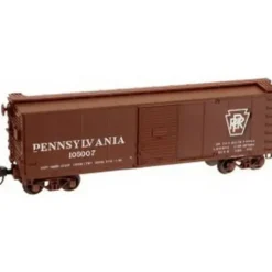 Atlas 45850 N Scale PRR Steel Rebuilt Boxcar #104888 - Model Train Junction: Quality Parts and Art Supplies