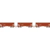 Atlas 5621 N Scale Santa Fe 2-Bay Offset Hopper Set (3 Cars) - Model Train Junction: Quality Parts and Art Supplies