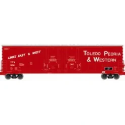 Atlas 50000047 N Scale TPW 53' Plugdoor Boxcar #50581 - Model Train Junction: Quality Parts and Art Supplies