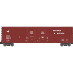Atlas 50000049 N Scale W&S 53' Plugdoor Boxcar #503019 - Model Train Junction: Quality Parts and Art Supplies