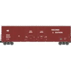 Atlas 50000051 N Scale W&S 53' Plugdoor Boxcar #503141 - Model Train Junction: Quality Parts and Art Supplies