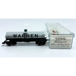 Atlas 43323 N Warren Petroleum (WRNX) 11,000 Gallon Tank Car #12306 - Model Train Junction: Quality Parts and Art Supplies