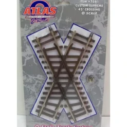 Atlas 7081 O Scale 2-Rail 45 Degree Crossing - Model Train Junction: Quality Parts and Art Supplies