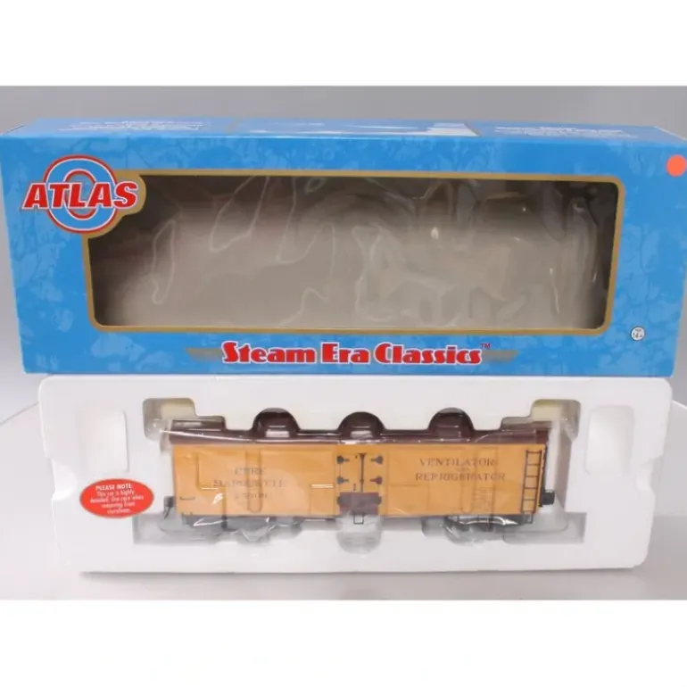 Atlas 8167-2 Pere Marquette 40' Rebuilt Wood Reefer Car #25009 (3 Rail) LN/Box - Model Train Junction: Quality Parts and Art Supplies