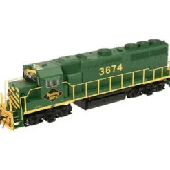 Atlas 10000412 Reading GP40-2 Phase I Diesel Locomotive w/DCC & Sound #3673 - Model Train Junction: Quality Parts and Art Supplies
