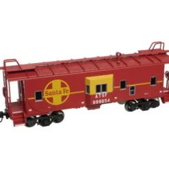 Atlas 0742 Trainman O Gauge Santa Fe Bay Window Caboose - Model Train Junction: Quality Parts and Art Supplies