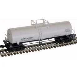 Atlas 50006160 (white, blue) ACF 14,000 Gallon Kaolin Tank Car N Scale, SHPX #201026 - Model Train Junction: Quality Parts and Art Supplies