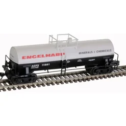 Atlas 50006156 (white, red, black) ACF 14,000 Gallon Kaolin Tank Car N Scale, ACFX Engelhard #11959 - Model Train Junction: Quality Parts and Art Supplies