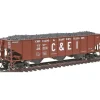 Atlas 1391A C&EI 70T 3-Bay Hopper #98676 - Model Train Junction: Quality Parts and Art Supplies