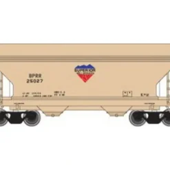 Atlas 39279A N Scale BPRR 2-Bay Centerflow Hopper #25027 - Model Train Junction: Quality Parts and Art Supplies