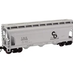 Atlas 39902A N Scale C&O ACF Covered Hopper #601398 - Model Train Junction: Quality Parts and Art Supplies