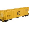 Atlas 877A O Scale Chessie OS-2 Hopper (2 Rail) - Model Train Junction: Quality Parts and Art Supplies