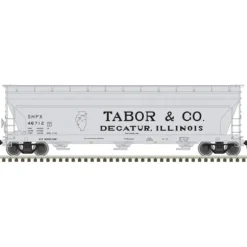 Atlas Master Line HO 20006941 4650 Centerflow Hopper, Tabor & Co. #46725 - Model Train Junction: Quality Parts and Art Supplies