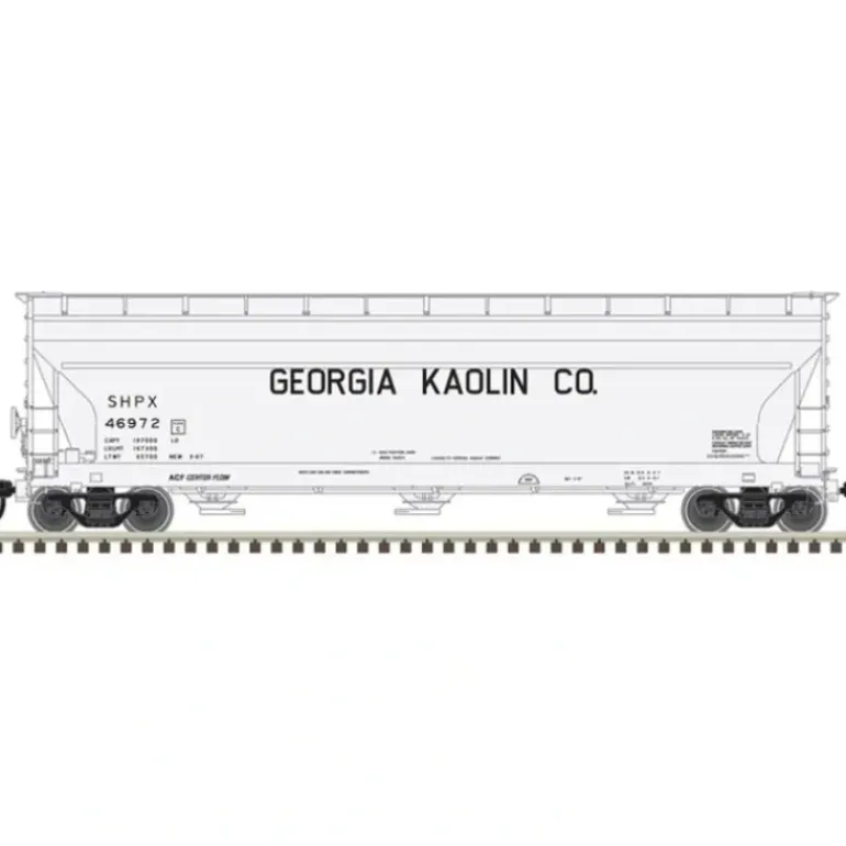 Atlas Master Line HO 20006937 4650 Centerflow Hopper, Georgia Kaolin #46969 - Model Train Junction: Quality Parts and Art Supplies