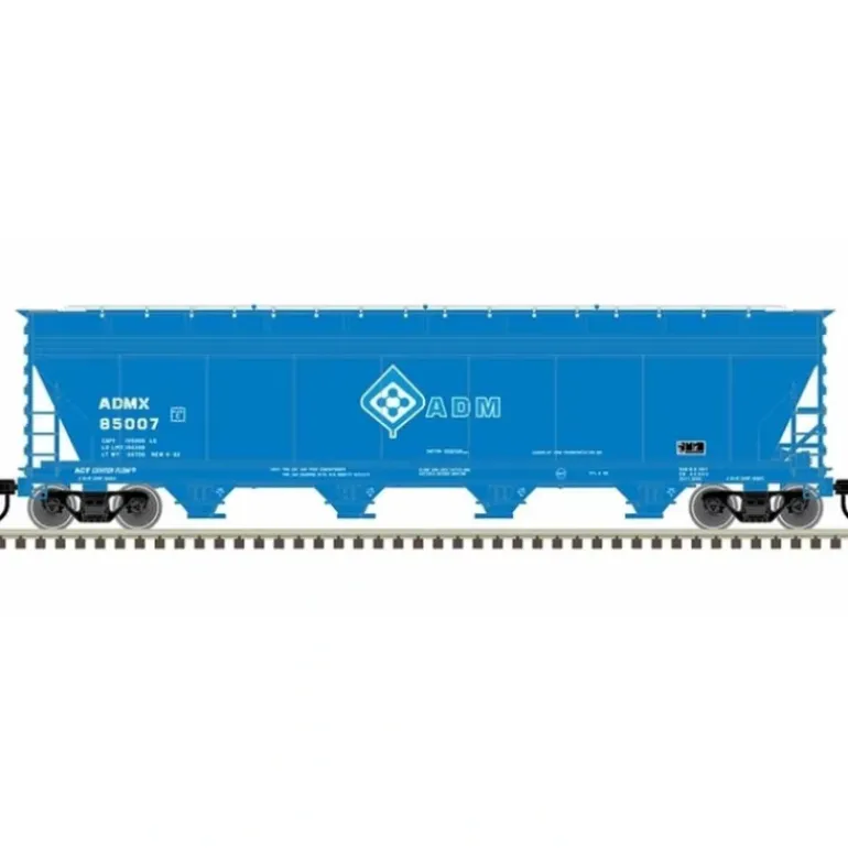 Atlas Master Line HO 20006385 ACF 5250 Covered Hopper, ADM #85007 - Model Train Junction: Quality Parts and Art Supplies
