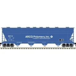 Atlas Master Line HO 20006381 ACF 5250 Covered Hopper, Arco Polymers #92 - Model Train Junction: Quality Parts and Art Supplies