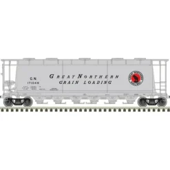 Atlas Master Line HO 20005781 6-Bay Cylindrical Hopper, Great Northern #171009 - Model Train Junction: Quality Parts and Art Supplies