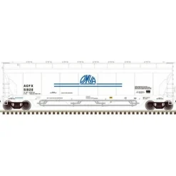 Atlas Master Line, HO Scale, 20006279, 5701 Pressureaide Hopper, OMYA, #51761 - Model Train Junction: Quality Parts and Art Supplies