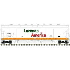 Atlas Master Line, HO Scale, 20006272, 5701 Pressureaide Hopper, Luzenac America, #59748 - Model Train Junction: Quality Parts and Art Supplies