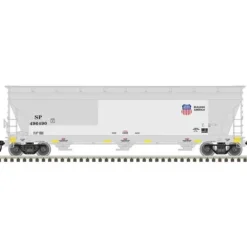 Atlas Master Line, HO Scale, 20006947, 4650 Centerflow Hopper, Union Pacific (Ex-SP Patch), #496614 - Model Train Junction: Quality Parts and Art Supplies