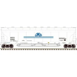 Atlas Master Line, HO Scale, 20006278, 5701 Pressureaide Hopper, OMYA, #51066 - Model Train Junction: Quality Parts and Art Supplies