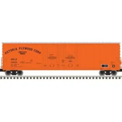 Atlas Master Line, HO Scale, 20006773, Evans 53' Double Plug Door Box Car, Astoria Plywood, #10054 - Model Train Junction: Quality Parts and Art Supplies