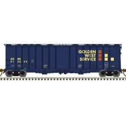 Atlas Master Line, N Scale, 50005818, 4180 Airslide Covered Hopper, Golden West Service, #513050 - Model Train Junction: Quality Parts and Art Supplies