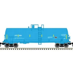 Atlas Master Line, N Scale, 50006147, Kaolin Tank Car, ACFX ,#78920, Blue - Model Train Junction: Quality Parts and Art Supplies