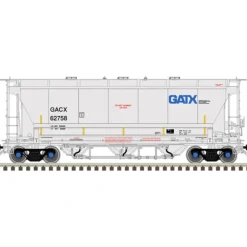 Atlas Master Line Plus, HO Scale, 20006839, Trinity 3230 Covered Hopper, General American, GACX,62766 - Model Train Junction: Quality Parts and Art Supplies