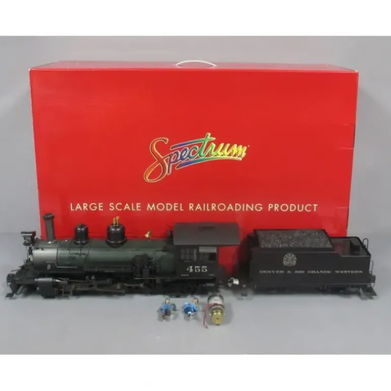 Bachmann 83097 1.20.3 Scale D&RGW K-27 Steam Locomotive & Tender #455 - Model Train Junction: Quality Parts and Art Supplies