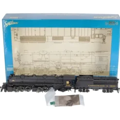 Bachmann 84812 C&O H-4 2-6-6-2 Steam Locomotive w/Sound #1343 - Model Train Junction: Quality Parts and Art Supplies