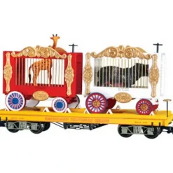 Bachmann 98382 Circus Flat Car w/Giraffe & Hippo Wagons w/Metal Wheels - Model Train Junction: Quality Parts and Art Supplies