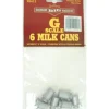 Bachmann 92413 G Milk Cans (Pack of 6) - Model Train Junction: Quality Parts and Art Supplies