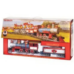Bachmann 90049 G Scale Bachmann Bros. Big Top Circus G Gauge Steam Train Set - Model Train Junction: Quality Parts and Art Supplies
