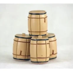 Bachmann 92416 G Scale Barrels (Pack of 4) - Model Train Junction: Quality Parts and Art Supplies