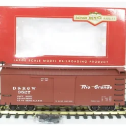 Bachmann 93318 G Scale Denver & Rio Grande Western Boxcar #3527 - Model Train Junction: Quality Parts and Art Supplies