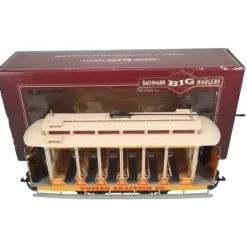 Bachmann 93938 G Scale United Traction Co Motorized Open Street Car - Model Train Junction: Quality Parts and Art Supplies