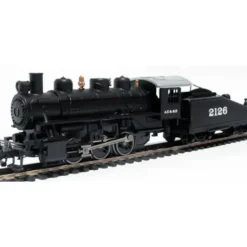 Bachmann 50602 HO ATSF USRA 0-6-0 w/Slope-Back Tender & Smoke Steam Loco #2126 - Model Train Junction: Quality Parts and Art Supplies