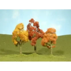 Bachmann 32056 HO Autumn Maple Trees (Pack of 3) - Model Train Junction: Quality Parts and Art Supplies