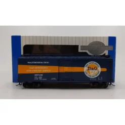 Bachmann 17012 HO Baltimore & Ohio Timesaver 40' Box Car #467109 - Model Train Junction: Quality Parts and Art Supplies
