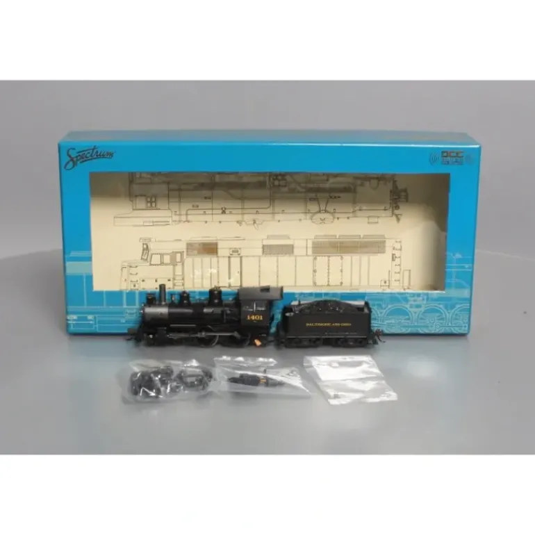 Bachmann 80131 HO B&O 4-4-0 Steam Locomotive w/DCC & Sound #1401 - Model Train Junction: Quality Parts and Art Supplies