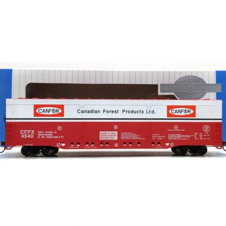 Bachmann 18135 HO Canadian Forest Products CFPX Evans All-Door Boxcar #4540 - Model Train Junction: Quality Parts and Art Supplies