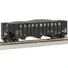 Bachmann 18733 HO Clinchfield Bethlehem Steel 3-Bay 100-Ton Open Hopper #56857 - Model Train Junction: Quality Parts and Art Supplies