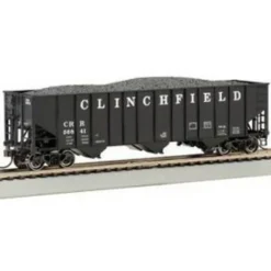 Bachmann 18733 HO Clinchfield Bethlehem Steel 3-Bay 100-Ton Open Hopper #56857 - Model Train Junction: Quality Parts and Art Supplies